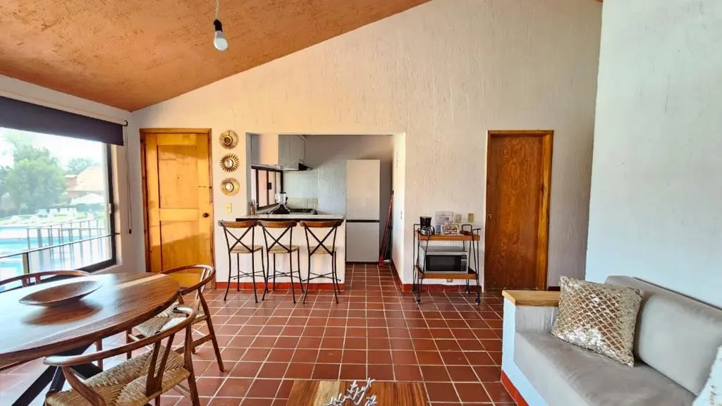 Hotel La Rinconada apartment living area and kitchen
